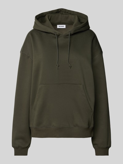 WEEKDAY Oversized hoodie met capuchon, model 'Essence' Donkergroen - 1