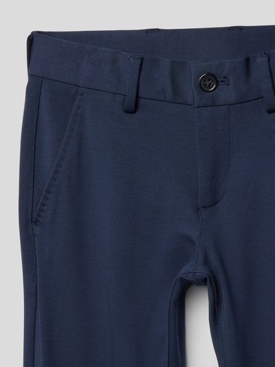 s.Oliver RED LABEL Hose mit Paspeltaschen am Gesäß Marineblau 2