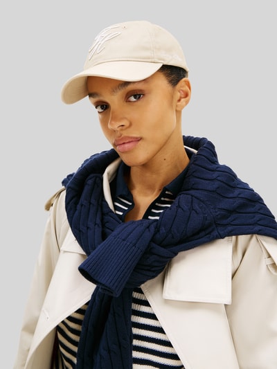 Tommy Hilfiger Czapka z daszkiem z wyhaftowanym logo Beżowy 1