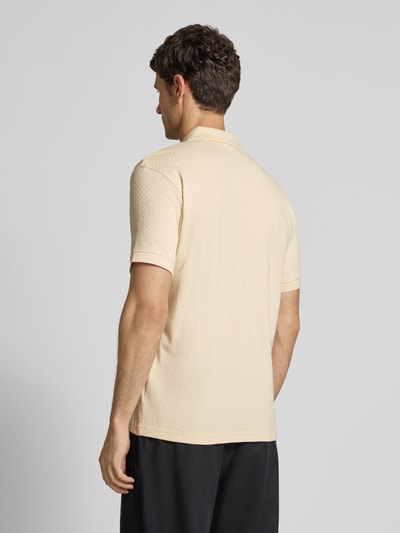 SELECTED HOMME Regular fit poloshirt van puur katoen, model 'ISAAC' Zand - 5