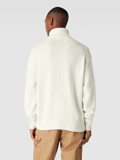 Drykorn Rollkragenpullover mit überschnittenen Schultern Modell 'JELDRIK' Offwhite 5