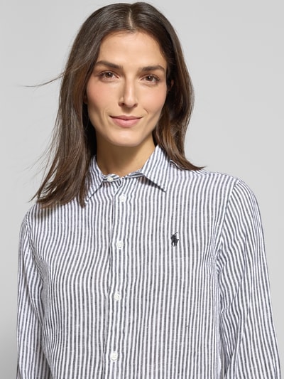 Polo Ralph Lauren Overhemdblouse met knoopsluiting Middengrijs - 3