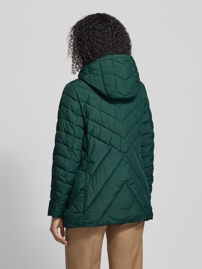 Christian Berg Woman Selection Gewatteerd jack met ritszakken Donkergroen - 5