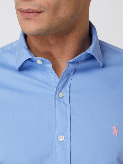 Polo Ralph Lauren Custom fit vrijetijdsoverhemd van katoen  Lichtblauw - 3