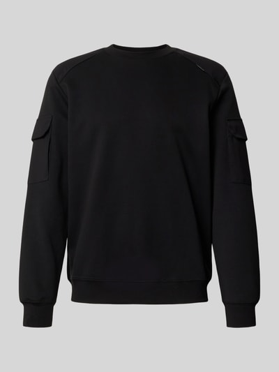 Antony Morato Regular fit sweatshirt met viscose, model 'In' Zwart - 2