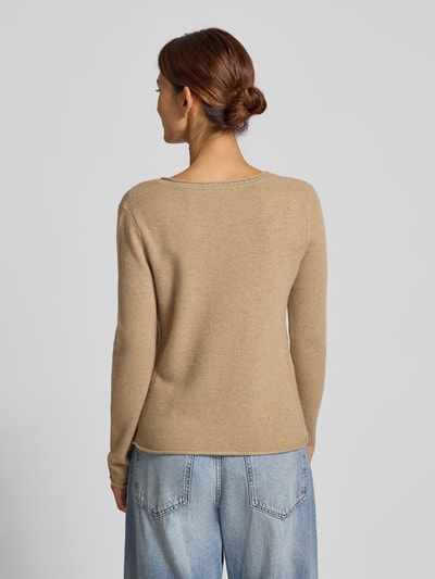 Tommy Hilfiger Slim fit gebreide pullover van zuivere wol  Camel - 5