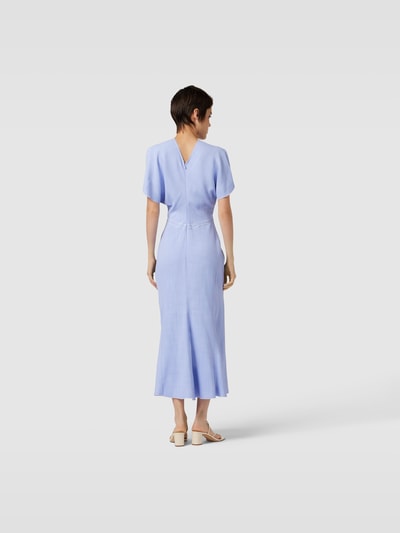 Victoria Beckham Maxikleid aus reiner Viskose Flieder 5