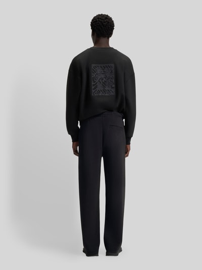 HUGO Relaxed Fit Sweatpants aus Baumwoll-Mix Modell 'DASINOLO' Black 5