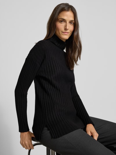 Soyaconcept Rollkragenpullover mit Rollkragen Modell 'KANITA' Black 3