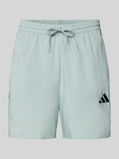 adidas Sportswear Szorty sportowe w kroju regular fit z kontrastowymi lamówkami model 'CHELSEA' Miętowy 2