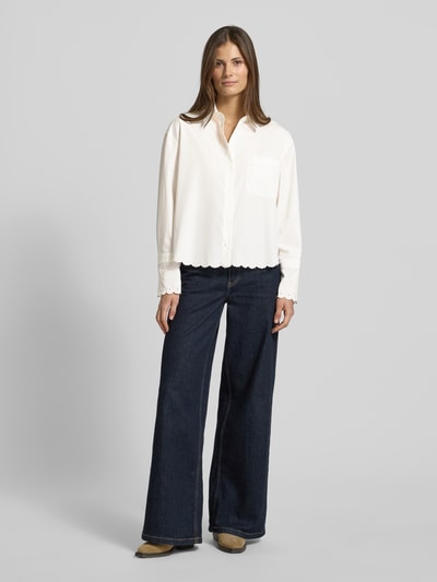 Weekend Max Mara Bluzka koszulowa o kroju Oversized z czystej Bawełny Model 'NEUTRO' Biały 1