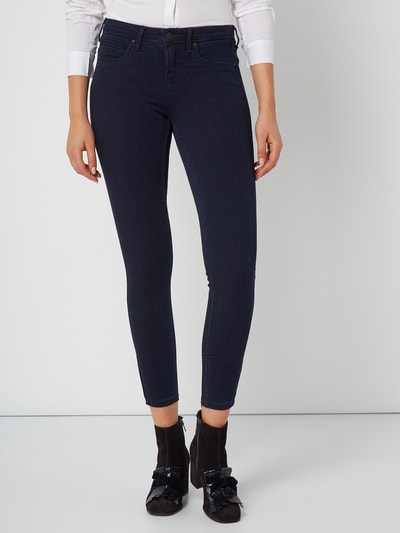 Only Cropped Skinny Fit Jeans mit Stretch-Anteil Modell 'Kendell' Jeansblau 3