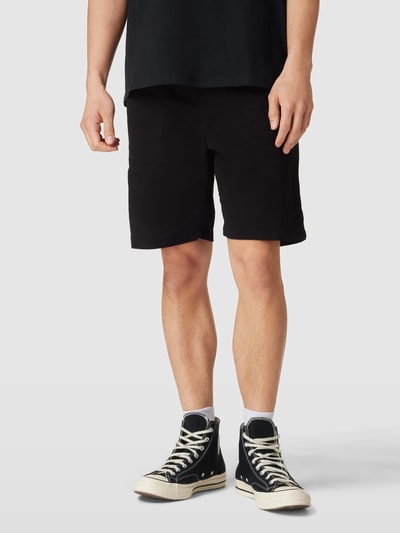 REVIEW Bermudas mit Label-Patch Black 4