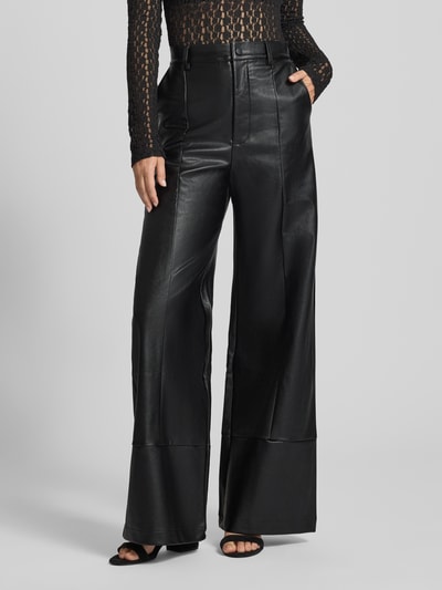 Bardot Stoffhose in Leder-Optik Modell 'MARLOWE' Black 4