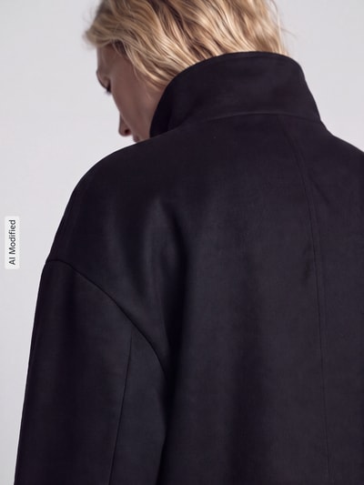 Jake*s Collection Blouson mit hohem Stehkragen Black 3