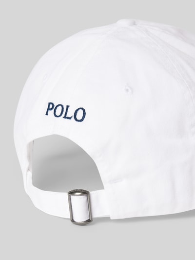 Polo Ralph Lauren Basecap mit Label-Stitching Weiss 3