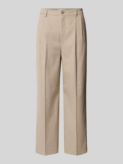Produktfoto, Hose mit Streifenmuster und Bügelfalten Modell 'GRANT' von Casual Friday im Material-Mix mit Viskose-Anteil, Wide Fit