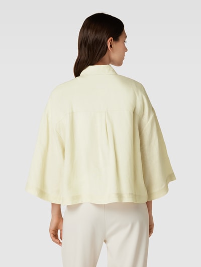 MaxMara Leisure Blouse met opgestikte zakken, model 'ANGORA' Zand - 5