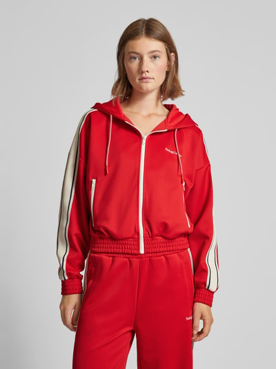 TheJoggConcept Sweatjack met capuchon, model 'SIMA' Rood - 4