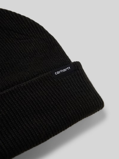Carhartt Work In Progress Beanie mit Label-Detail Black 2