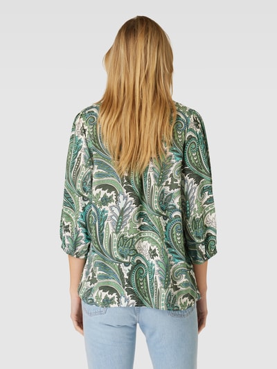 Soyaconcept Blouse met paisleymotief, model 'Donia' Lichtgroen - 5