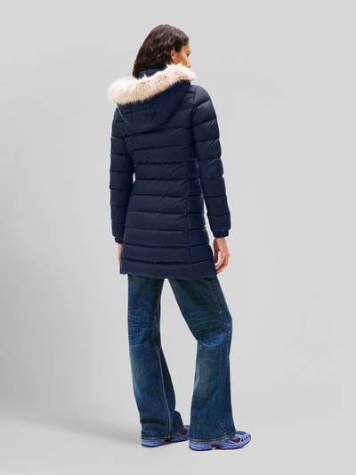 Tommy Jeans Płaszcz puchowy z odpinanym kapturem Granatowy 5