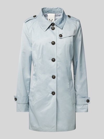 Fuchs Schmitt Trenchcoat met strookzakken Lichtblauw - 2