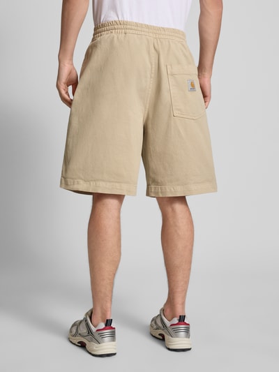 Carhartt Work In Progress Szorty z elastycznym pasem model ‘Floyde’ Beżowy 5