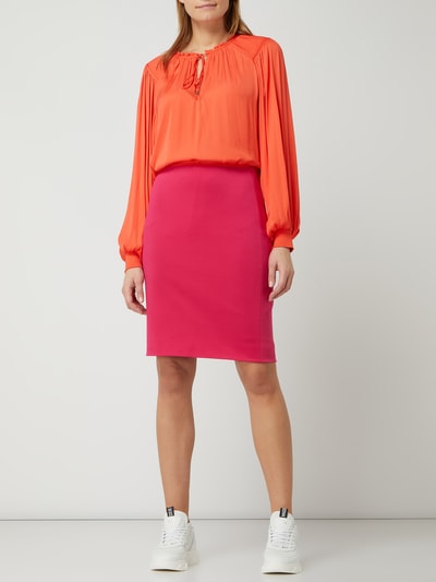 Marc Cain Blouseshirt met plooien Rood - 1