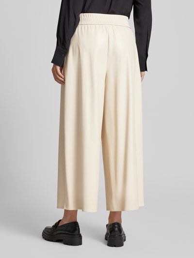 Weekend Max Mara Relaxed fit stoffen broek met elastische band, model 'GENNARO' Beige - 5