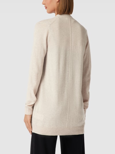 Christian Berg Woman Cardigan met opgestikte steekzakken Beige gemêleerd - 5