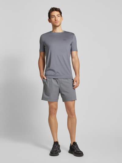 BOSS Green Regular Fit Shorts mit Gesäßtasche Modell 'Crossover4' Anthrazit 1