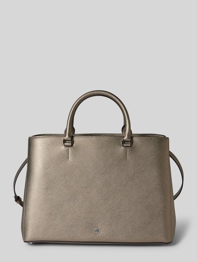 Lauren Ralph Lauren Handtasche mit Label-Detail Modell 'HANNA' Silber 1