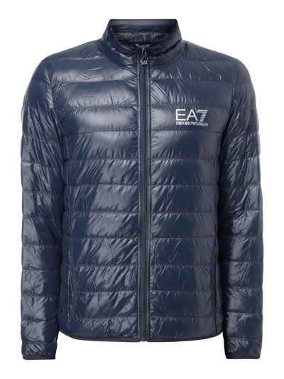 EA7 Emporio Armani Light-Daunenjacke mit Stehkragen Dunkelblau 2