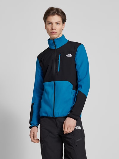 The North Face Kurtka z wyhaftowanym logo model ‘GLACIER’ Królewski niebieski 4