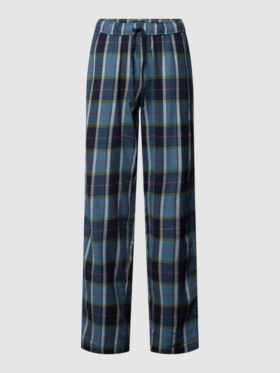 Schiesser Pyjamabroek met streepmotief Blauw - 1