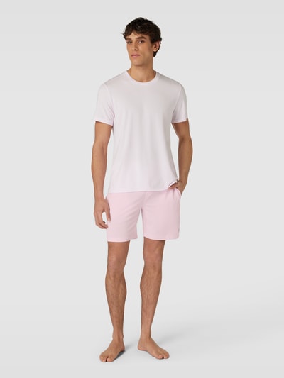 Polo Ralph Lauren Underwear Slim fit sweatshorts met logostitching, model 'SUMMER' Roze - 1