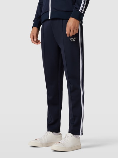 JOOP! Jeans Sweatpants mit Label-Print Marineblau 4