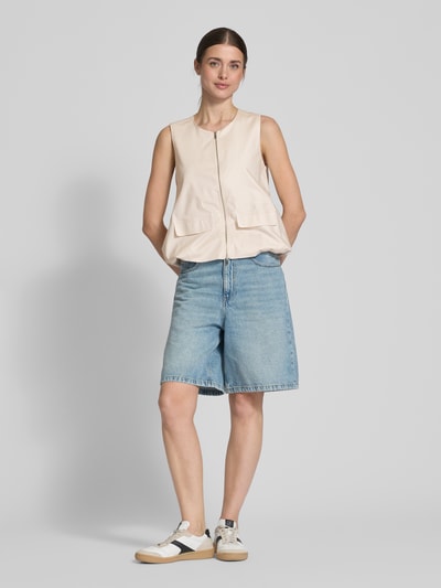 Smith and Soul Gilet met tweewegsritssluiting en klepzakken Zand - 1