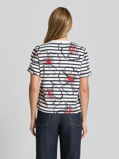 Tommy Hilfiger Regular Fit T-Shirt Modell 'FLOWER GRAPHIC REG C-NK S' Weiss 5