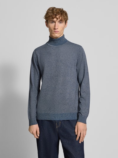 Blend Coltrui met labeldetail Marineblauw - 4