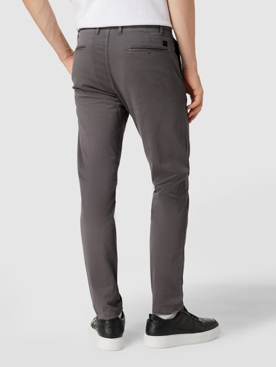 BOSS Orange Tapered fit chino met stretch Donkergrijs - 5