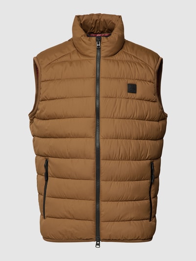 Marc O'Polo Gewatteerde bodywarmer met tweewegritssluiting Camel - 2