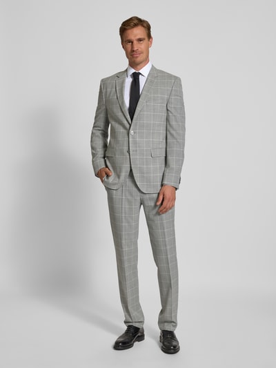 Jake*s Super Slim Fit Business-Hemd mit Kentkragen Weiss 1