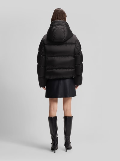 HUGO Relaxed Fit Daunenjacke mit Kapuzenkragen Modell 'Francesca-2' Black 5