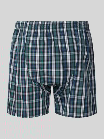 Deal Boxershort met labelpatch en elastische band Petrol - 3