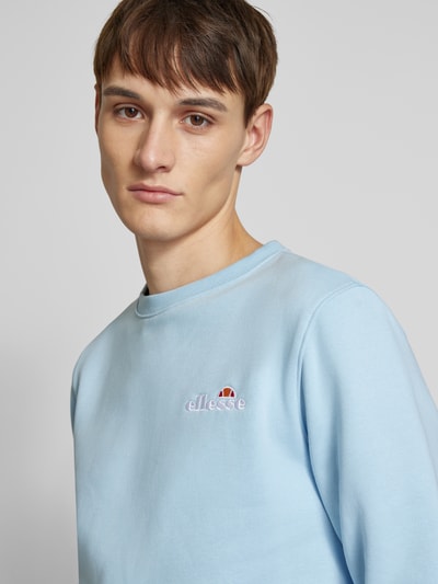 Ellesse Sweatshirt mit Label-Stitching Modell 'Fierro' Hellblau 3