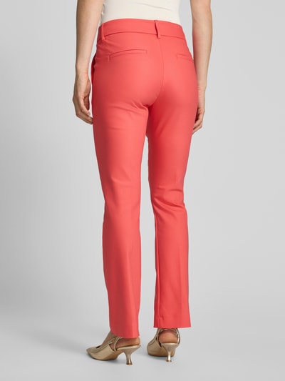 MOS MOSH Slim fit stoffen broek met steekzakken, model 'ELLEN' Koraal - 5