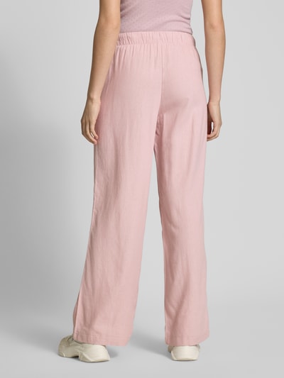 Only Weite Hose aus Viskose-Leinen-Mix Modell 'CARO' Rosa 5