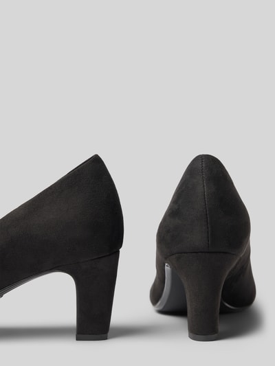 Produktfoto, Pumps mit licht gestructureerde zool van Tamaris, zwart, zachte textuur, Dames Pumps van Tamaris